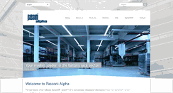 Desktop Screenshot of alpha-passoni.de