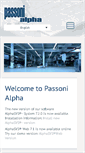 Mobile Screenshot of alpha-passoni.de